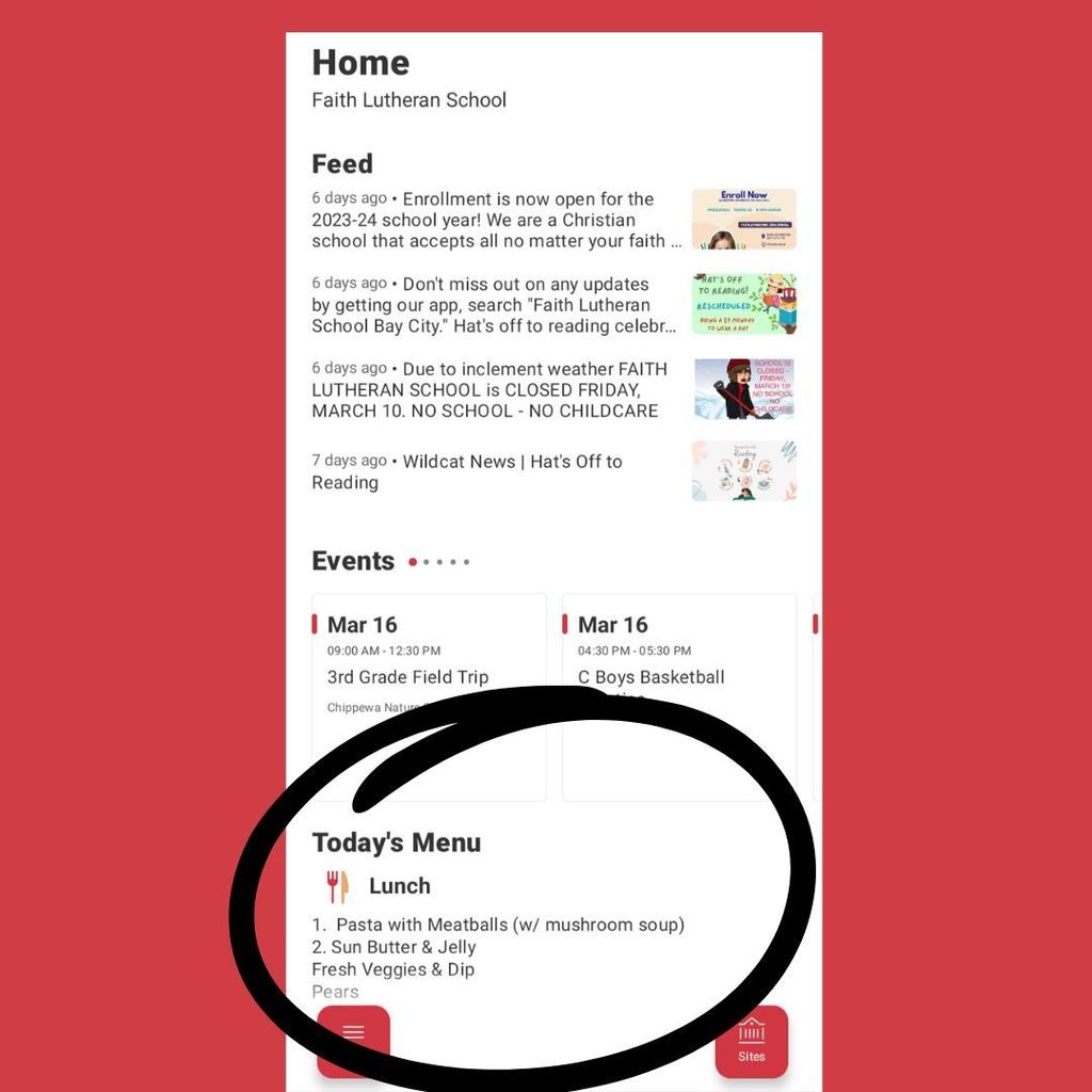 App Home Page